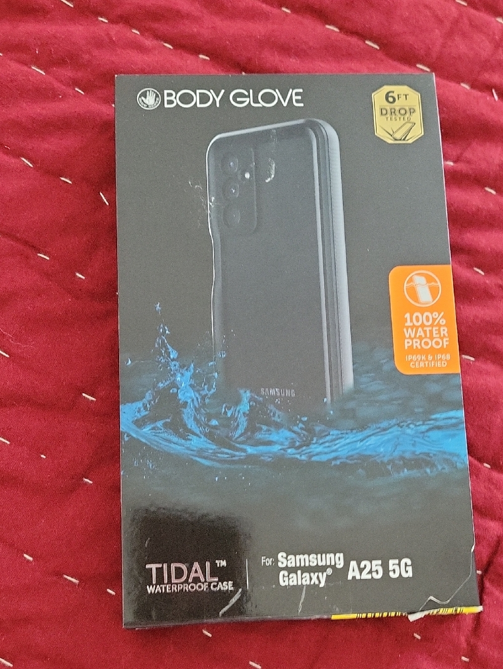 Body Glove Tidal Waterproof Phone Case for Samsung Galaxy A25 5G - Black